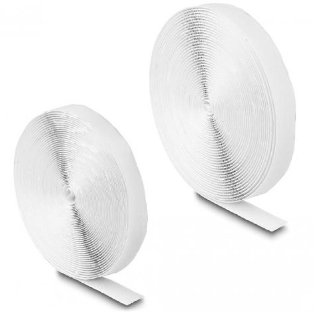 Delock Klettband selbstklebend mit Haft- und Flauschband L 10 m x B 20 mm