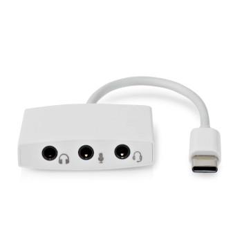 USB-C™ Adapter USB 2.0 USB-C™ Stecker 3,5 mm Buchse 0,10 m Rund - Nedis