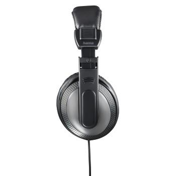 TV-Kopfhörer ShellTV, Over-Ear, einseitig, langes Kabel (6m), schwarz - Hama