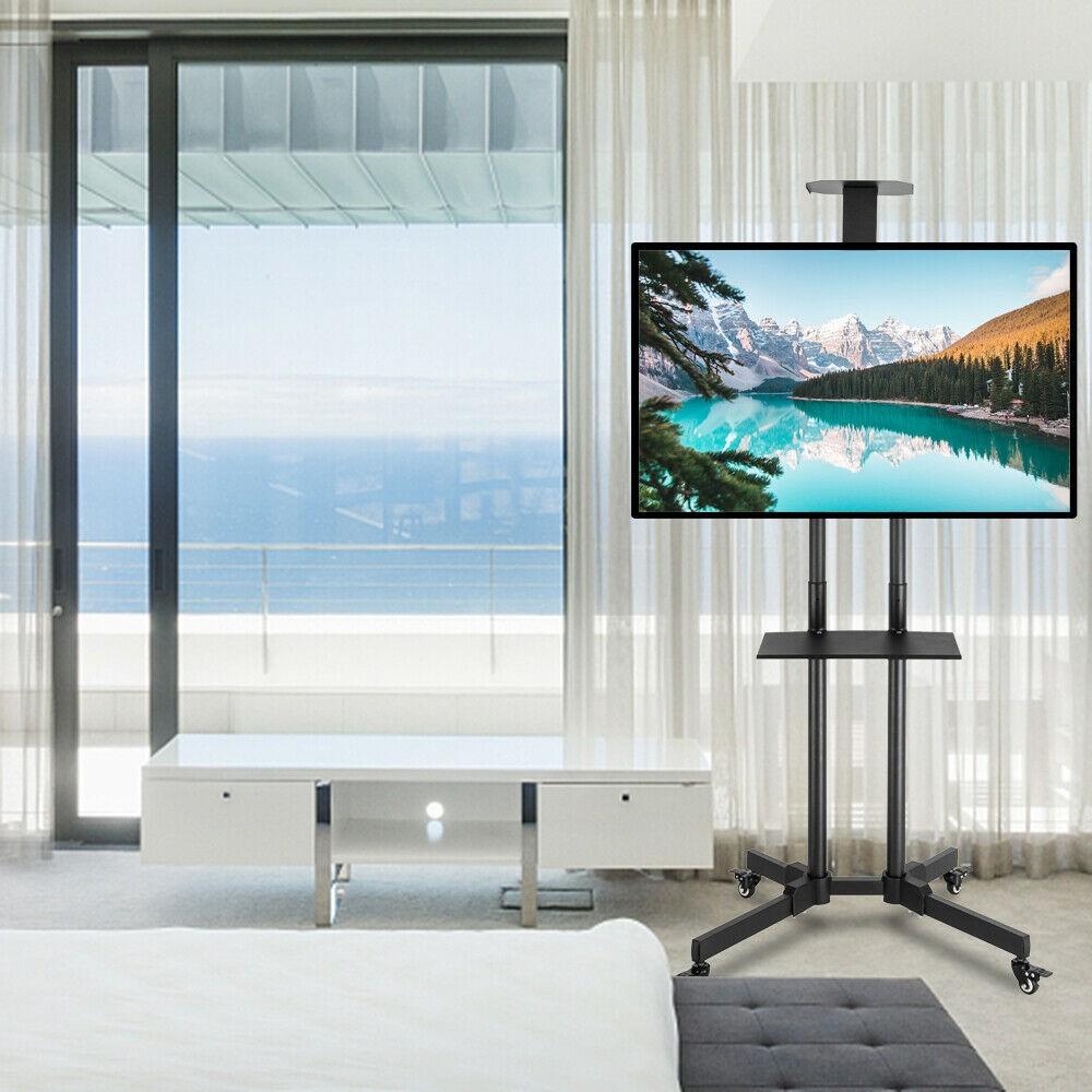 TV-Ständer Bodenständer mobil 37–70 Zoll neigbar