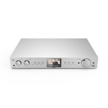 Hifi-Tuner DIT2105SBTX, DAB+/Internetradio/Bluetooth® RX & TX/App, silber - Hama