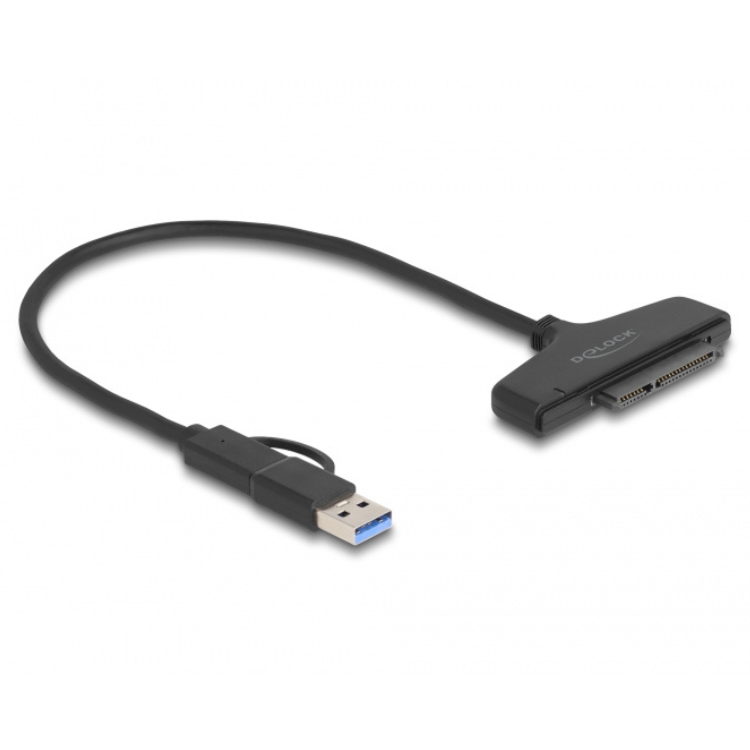 Delock USB zu SATA 6 Gb/s Konverter mit USB Typ-C™ oder USB Typ-A Ansch