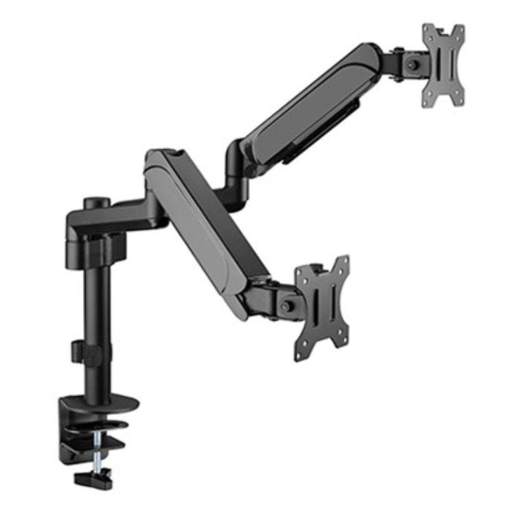 Verstellbarer Monitorarm mit Gasfeder - 2 Bildschirme