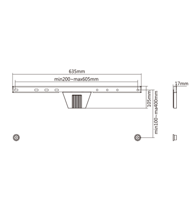 Slimline TV-Wandhalterung 37'-80' (fest)