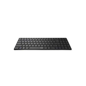 E9100M Multimode drahtloses ultraflaches Tastatur, Schwarz, QWERTY US - Rapoo