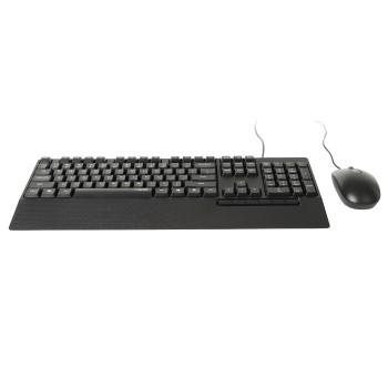 NX2000 Kabelgebundeltes Desktop-Combo-Set, Schwarz, QWERTY US - Rapoo