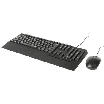 NX2000 Kabelgebundeltes Desktop-Combo-Set, Schwarz, QWERTY US - Rapoo