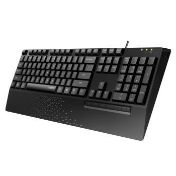 NX2000 Kabelgebundeltes Desktop-Combo-Set, Schwarz, QWERTY US - Rapoo