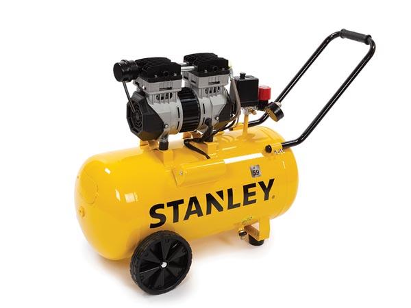 Kompressor - Ölfrei - Horizontal - Geräuscharm - 50 L / 1 PS / 8 bar - Stanley