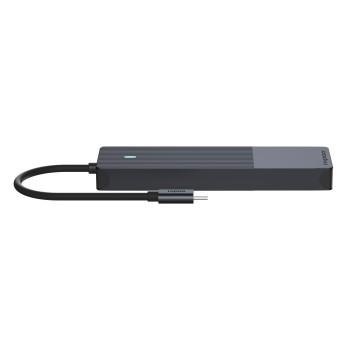 USB-C Multiport Adapter, 6-in-1, grau - Rapoo