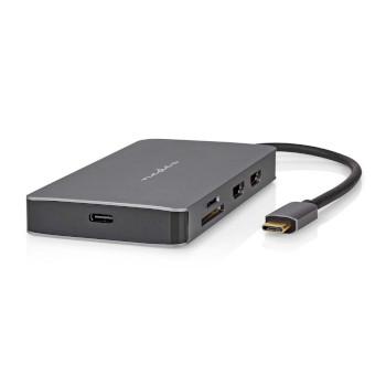 USB-Multi-Port-Adapter USB 3.2 Gen 1 USB-C™ Stecker Micro SD / RJ45