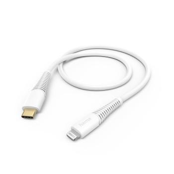 Ladekabel, USB-C - Lightning, 1,5 m, weiß - Hama