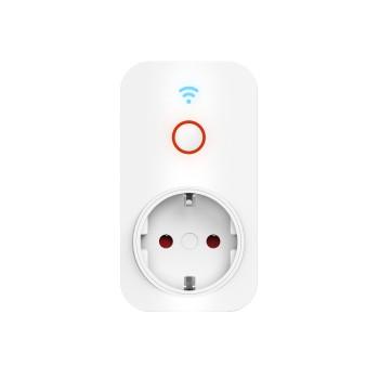 Schlanke Steckdose, 2x USB-A, WLAN, per Sprache/App bedienbar, 2300W, 10A - Hama