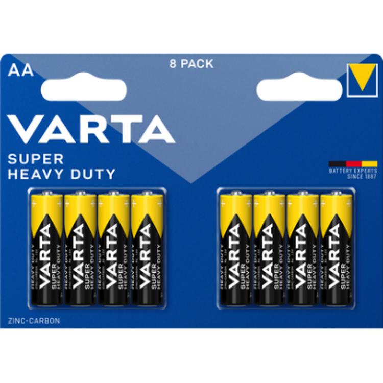 Varta Superlife / Super Heavy Duty AA Blister 8
