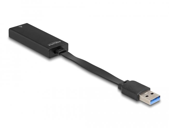 Delock USB Typ-A Adapter zu Gigabit LAN schlank