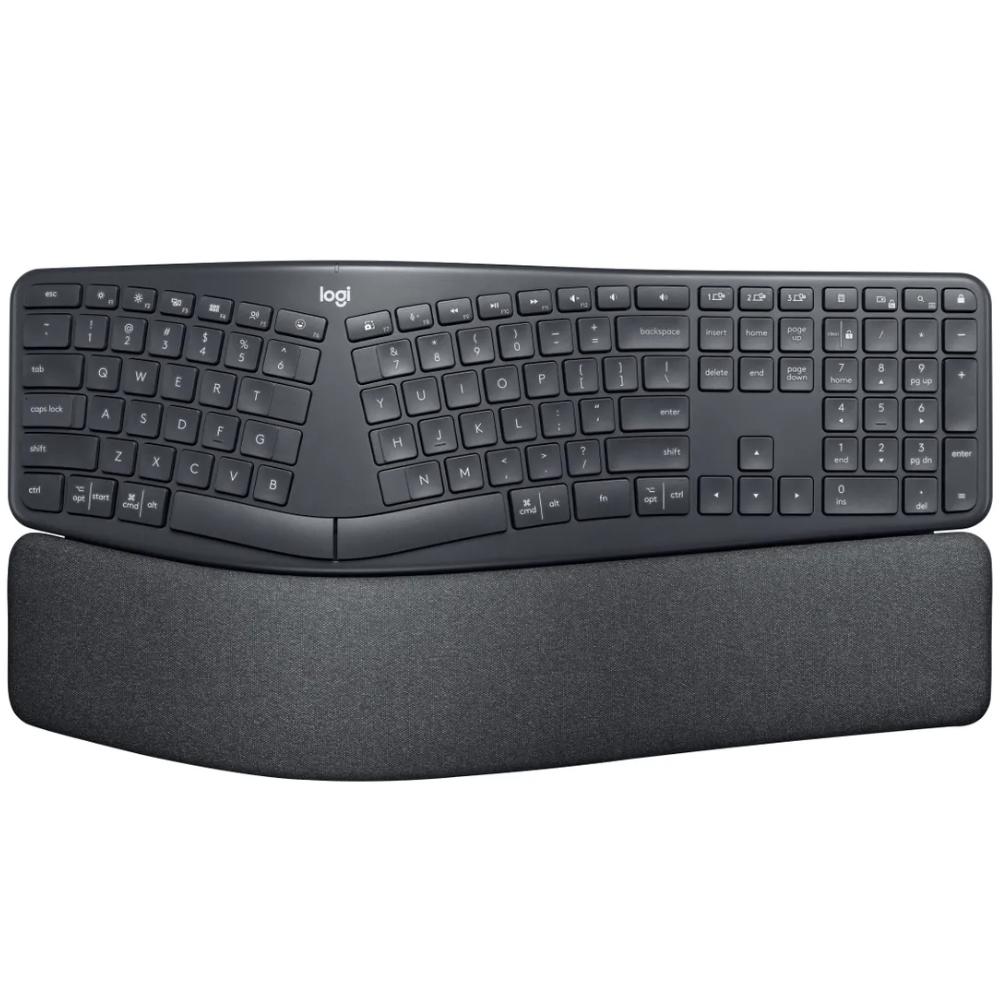 Logitech K860 for Business Tastatur Bluetooth Englisch Graphit - LOGITECH
