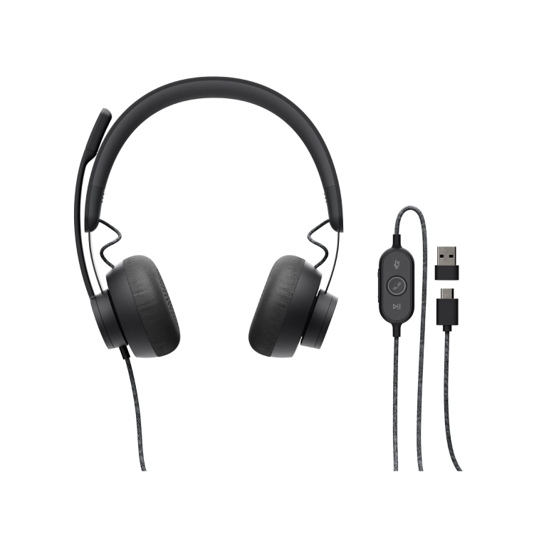 Logitech Headset Zone Wired UC graphit - Logitech