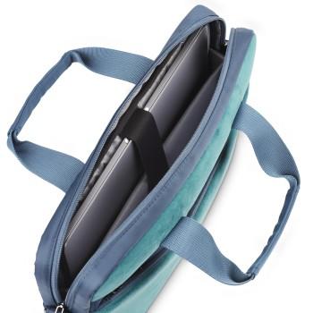 Laptop-Tas Velvet, von 34 - 36 cm (13,3 - 14,1), petrol - Hama