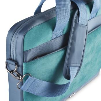Laptop-Tas Velvet, von 34 - 36 cm (13,3 - 14,1), petrol - Hama