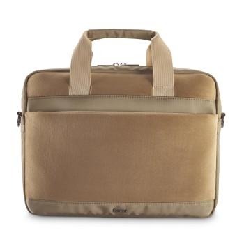 Laptop-Tas Velvet, von 34 - 36 cm (13,3 - 14,1), sand - Hama