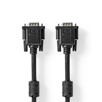 VGA-Kabel VGA Male VGA Male Vernickelt Maximale Auflösung: - Nedis