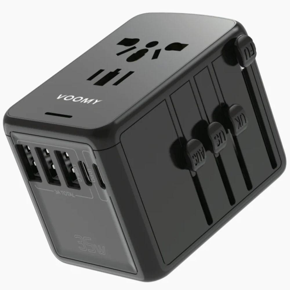 Reiseadapter - 170 Länder - Mit USB
