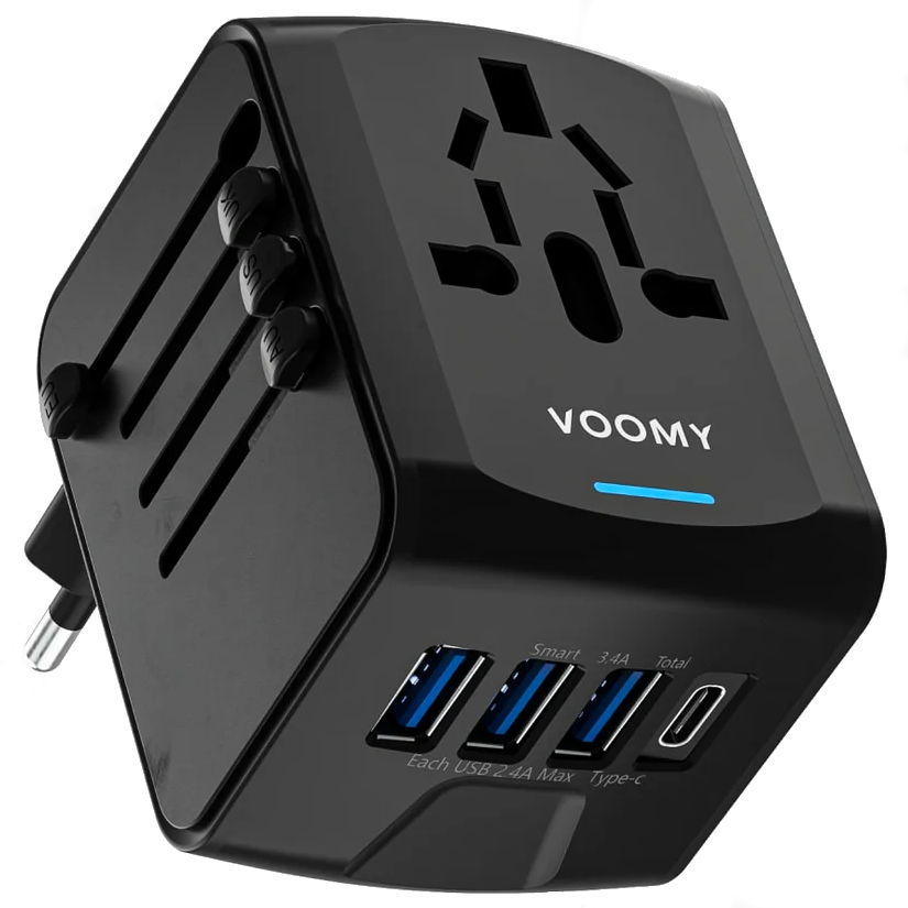 Welt-Stecker mit USB - 170 Länder