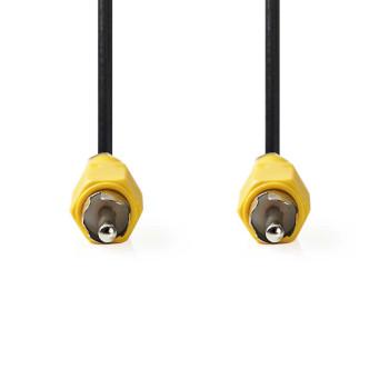 Composite Videokabel RCA Stecker RCA Stecker Vernickelt 480p 5.00 m - Nedis