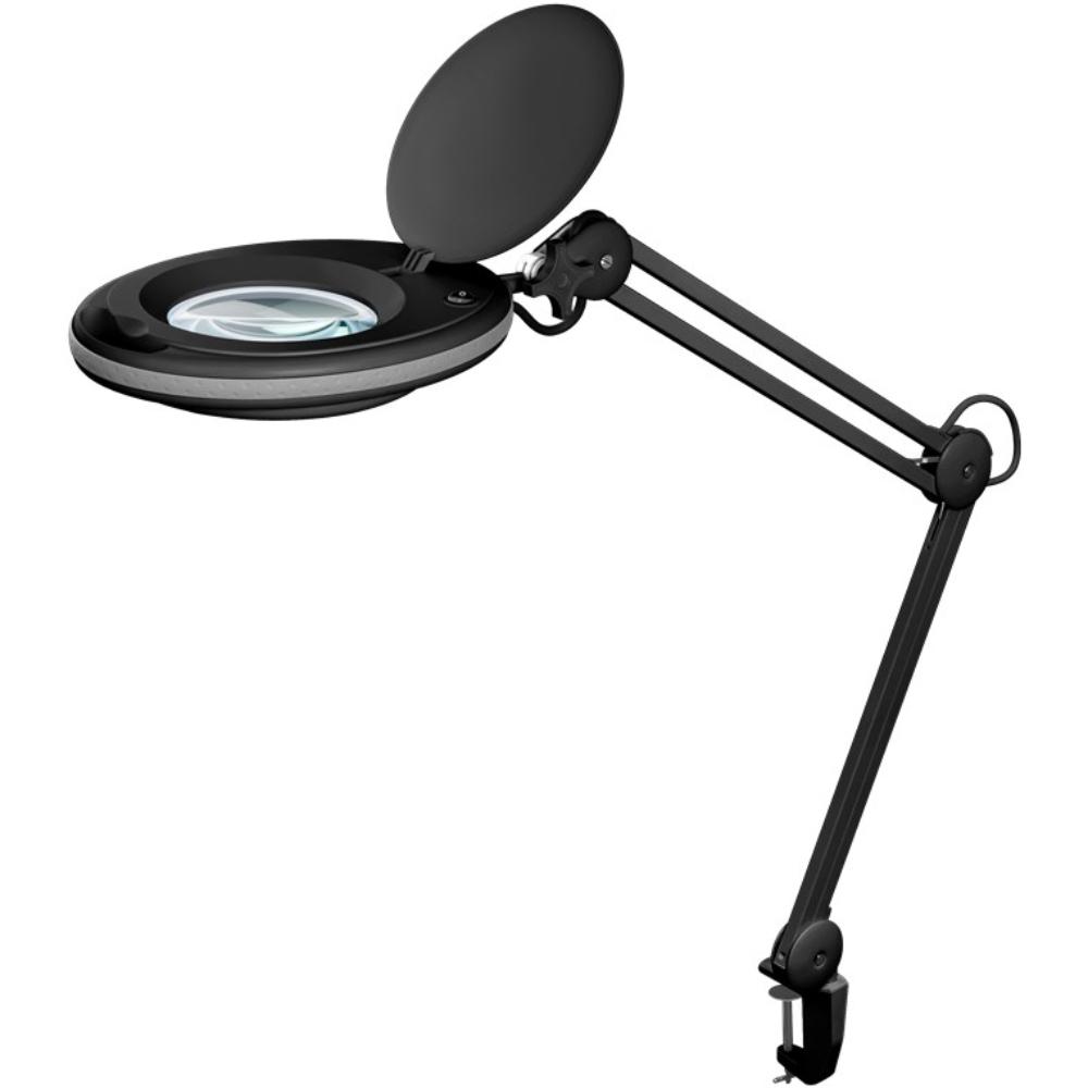 LED-Lupenlampe mit Klemme, 8 W, schwarz