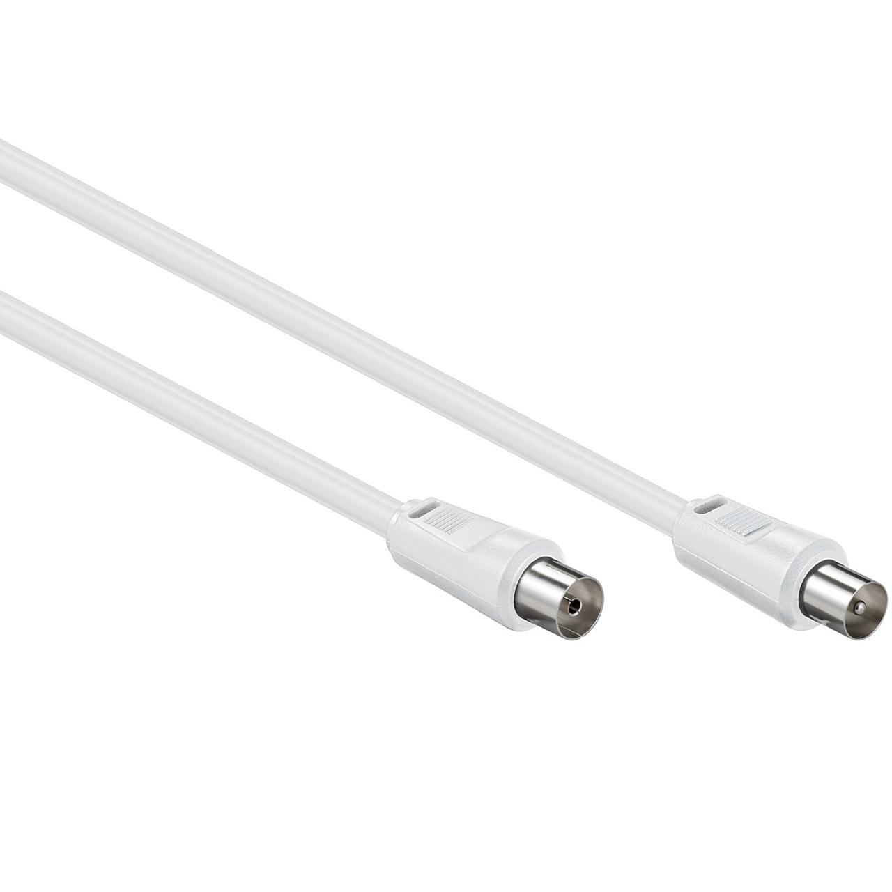 Koaxialkabel IEC (Coax) Stecker IEC (Coax) Buchse Vernickelt 90 dB 75 - Nedis