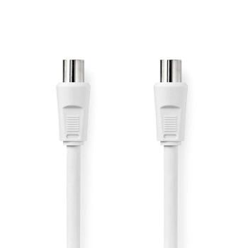 Koaxialkabel IEC (Coax) Stecker IEC (Coax) Buchse Vernickelt 90 dB 75 - Nedis
