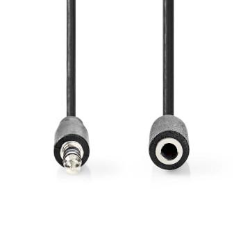 Stereo-Audiokabel 3,5 mm Male 3,5 mm Female Vernickelt 3,00 m - Nedis