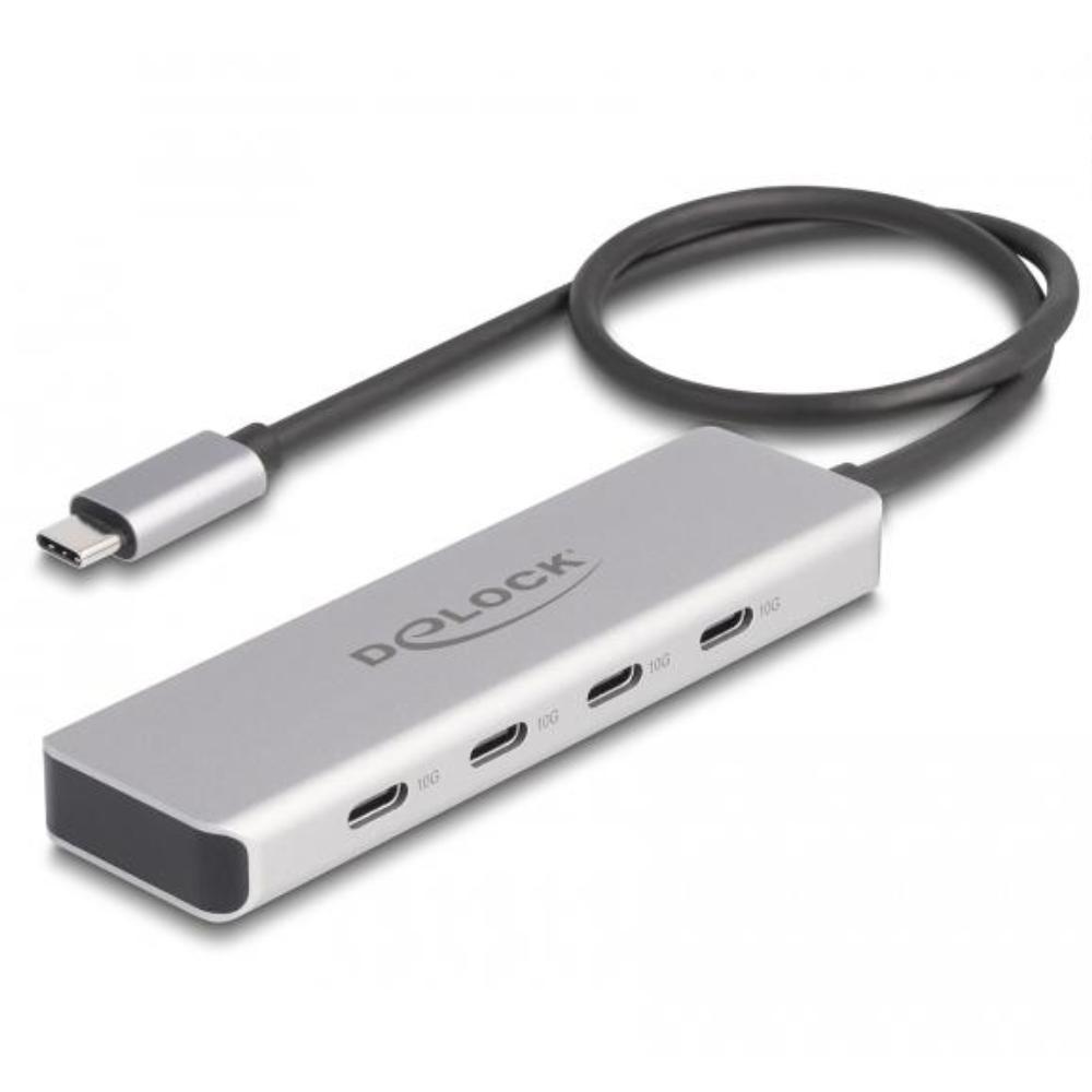 USB C Hub mit 4× USB C Anschlüssen