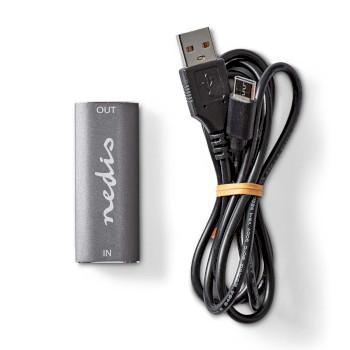HDMI™ Repeater 25 m 8K@60Hz 0 Gbps Aluminium Anthrazit - Nedis