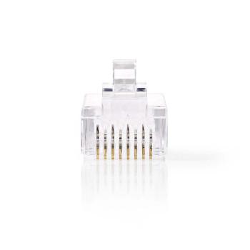 RJ45 Stecker Männlich Litze UTP CAT6 Gerade Vergoldet 1 Stück - Nedis