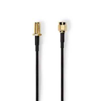 Antennenkabel RP-SMA Stecker RP-SMA Buchse Vergoldet 50 Ohm - Nedis