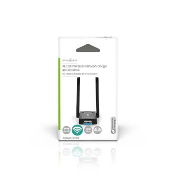 Netzwerk-Dongle Wi-Fi AC1200 2,4/5 GHz (Dual Band) USB3.0 - Nedis