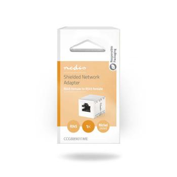 Netzwerkverbindung CAT6 Geschirmt RJ45 Buchse RJ45 Buchse Gerade - Nedis