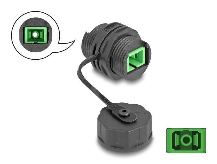 Delock Glasfaser-Kabelverbinder SC Simplex-Stecker auf SC Simplex-Stecker mit Zubehör
