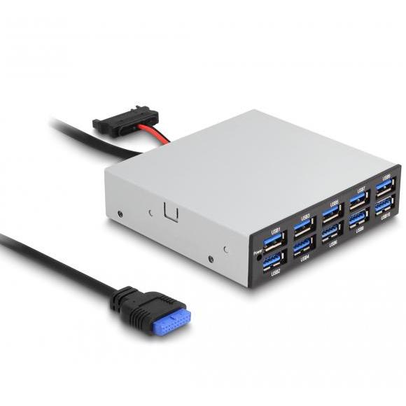 USB-Hub mit 19-Pin-Header – 10 Ports