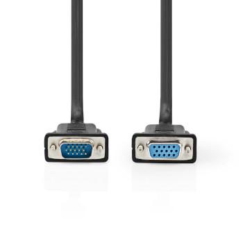 VGA-Kabel VGA Male VGA Female 15p Vernickelt Maximale Auflösung: - Nedis