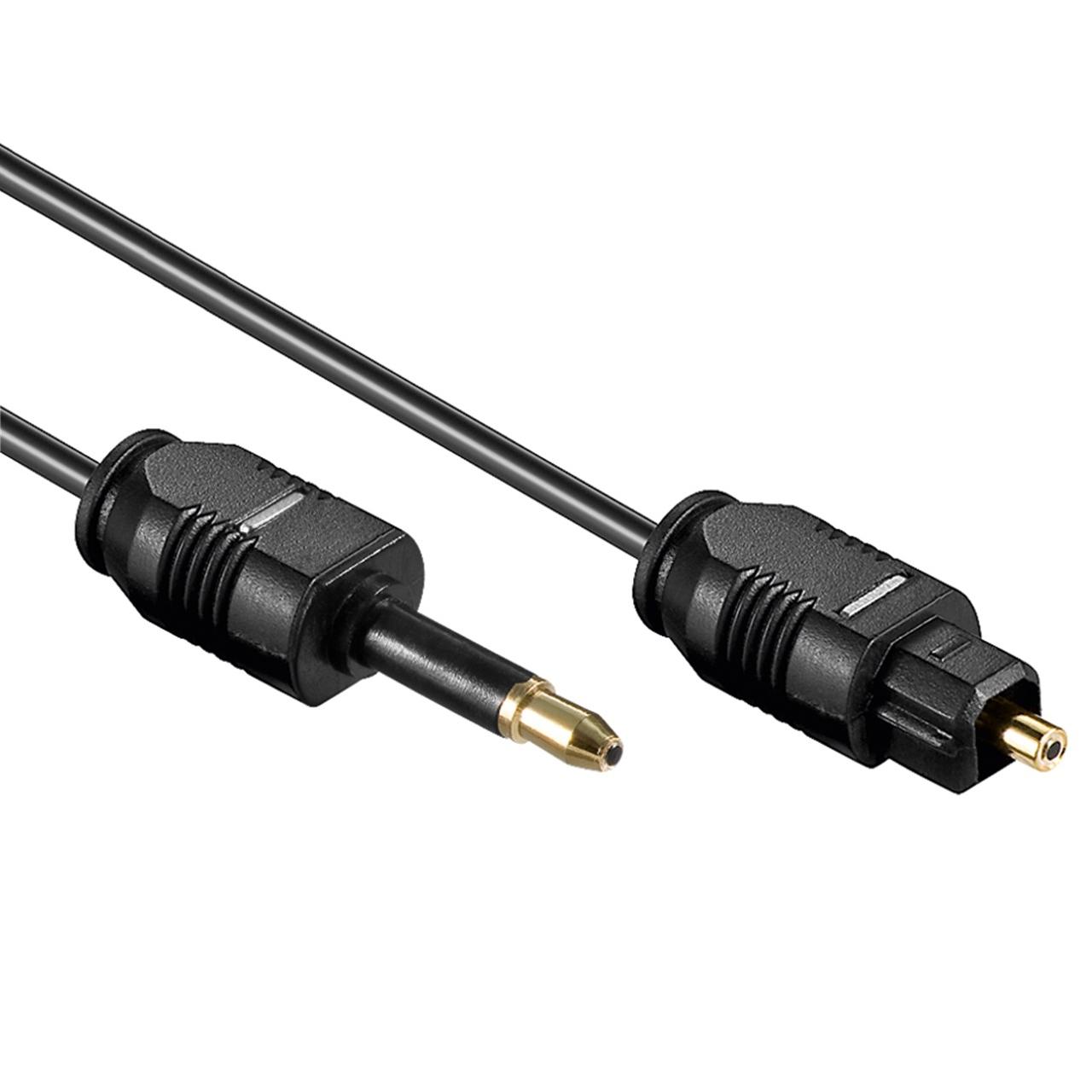 Optisches Audiokabel - Toslink auf Mini-Toslink - Goobay
