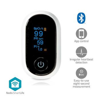 SmartLife Pulse Oximeter Bluetooth® OLED-Bildschirm - Nedis