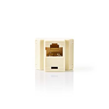 Telekom-Netzwerksplitter RJ45 Female 2x RJ45 Female Vernickelt - Nedis