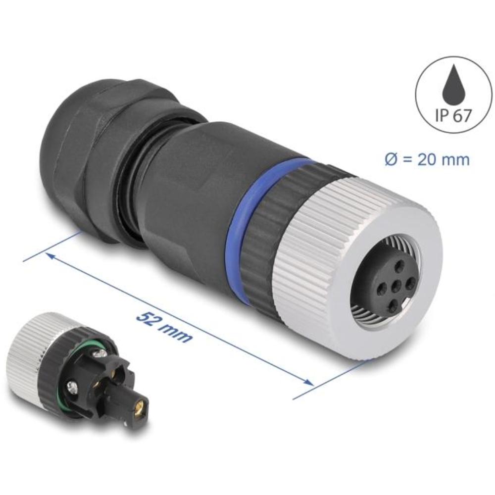 M12 Stecker - Delock