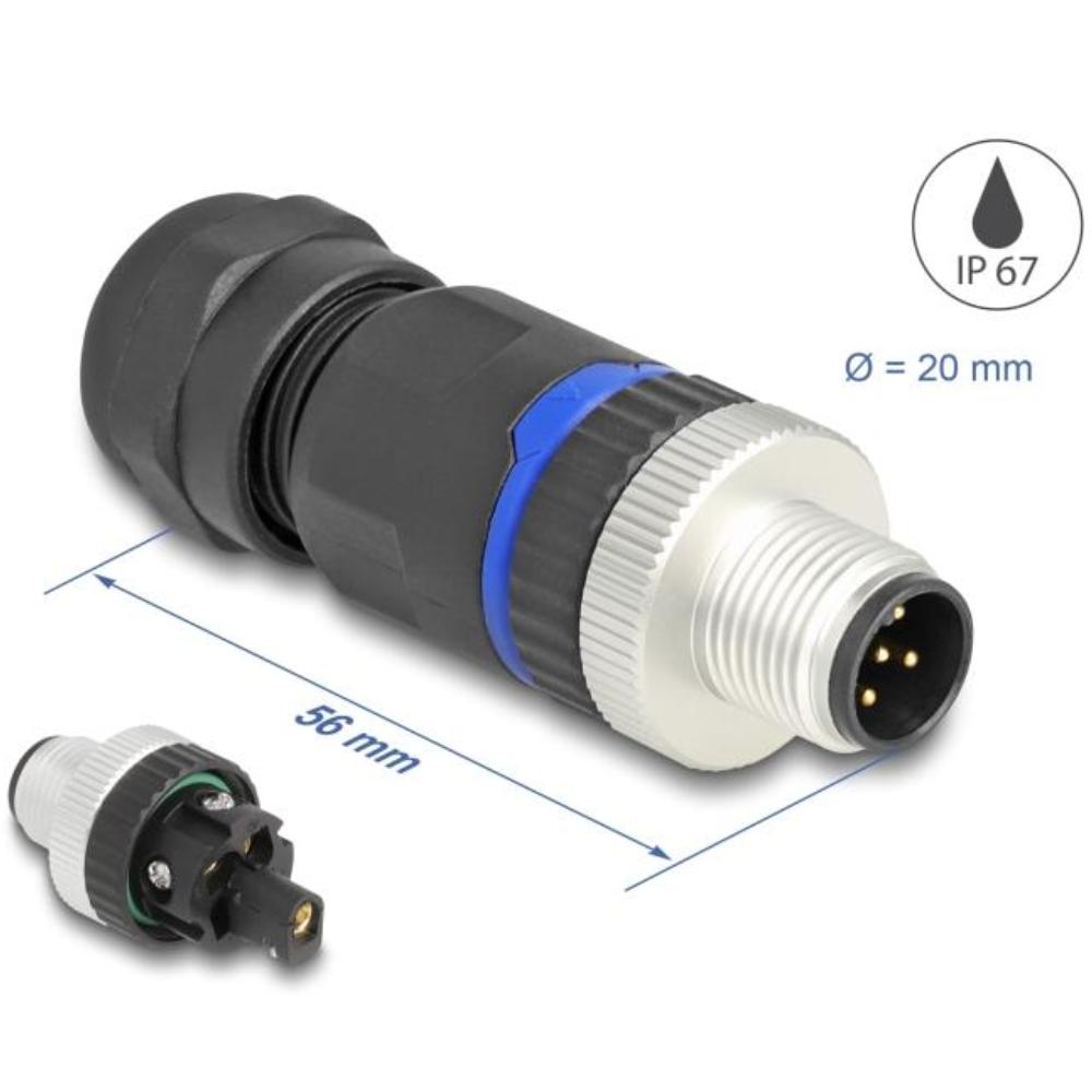 M12 Stecker - Delock