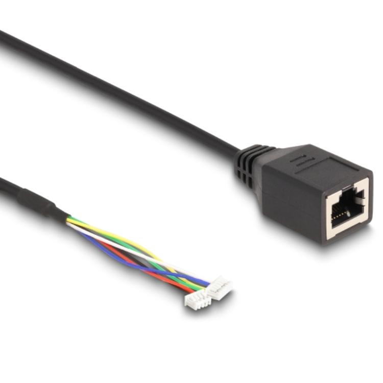 Delock Kabel: RJ45 zu Pinheader 1.25mm. 30cm.
