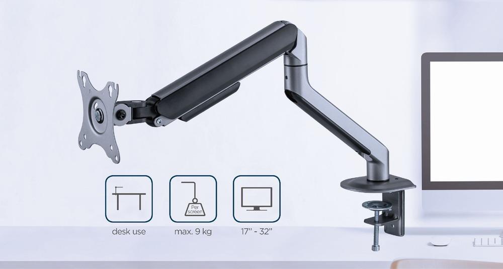 Monitorhalter mit Gasfeder