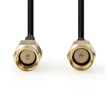 Antennenkabel SMA Stecker SMA Stecker Vergoldet 50 Ohm Einfach - Nedis