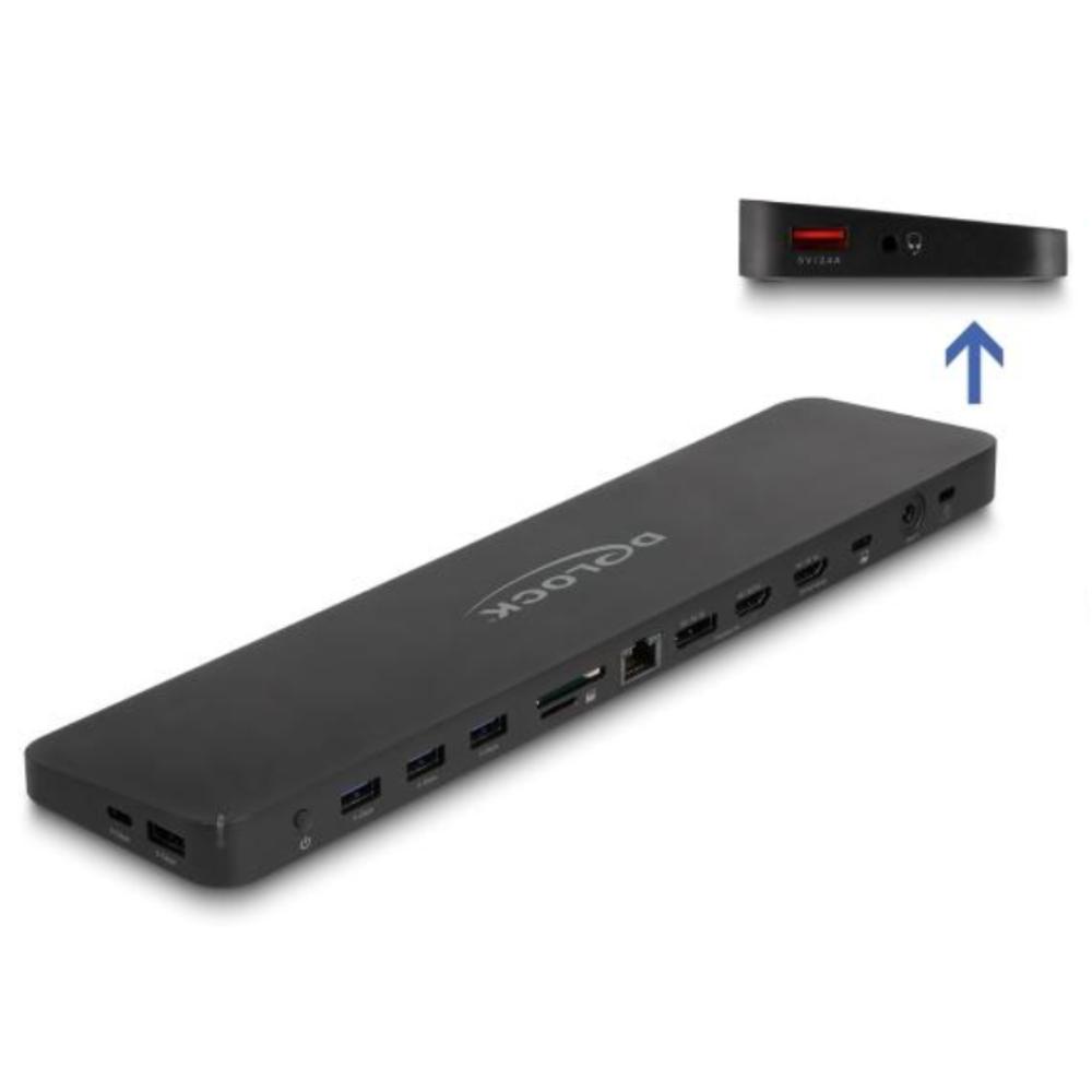 Delock USB Type-C™ Triple Display Dockingstation mit DisplayLink® 4K /
